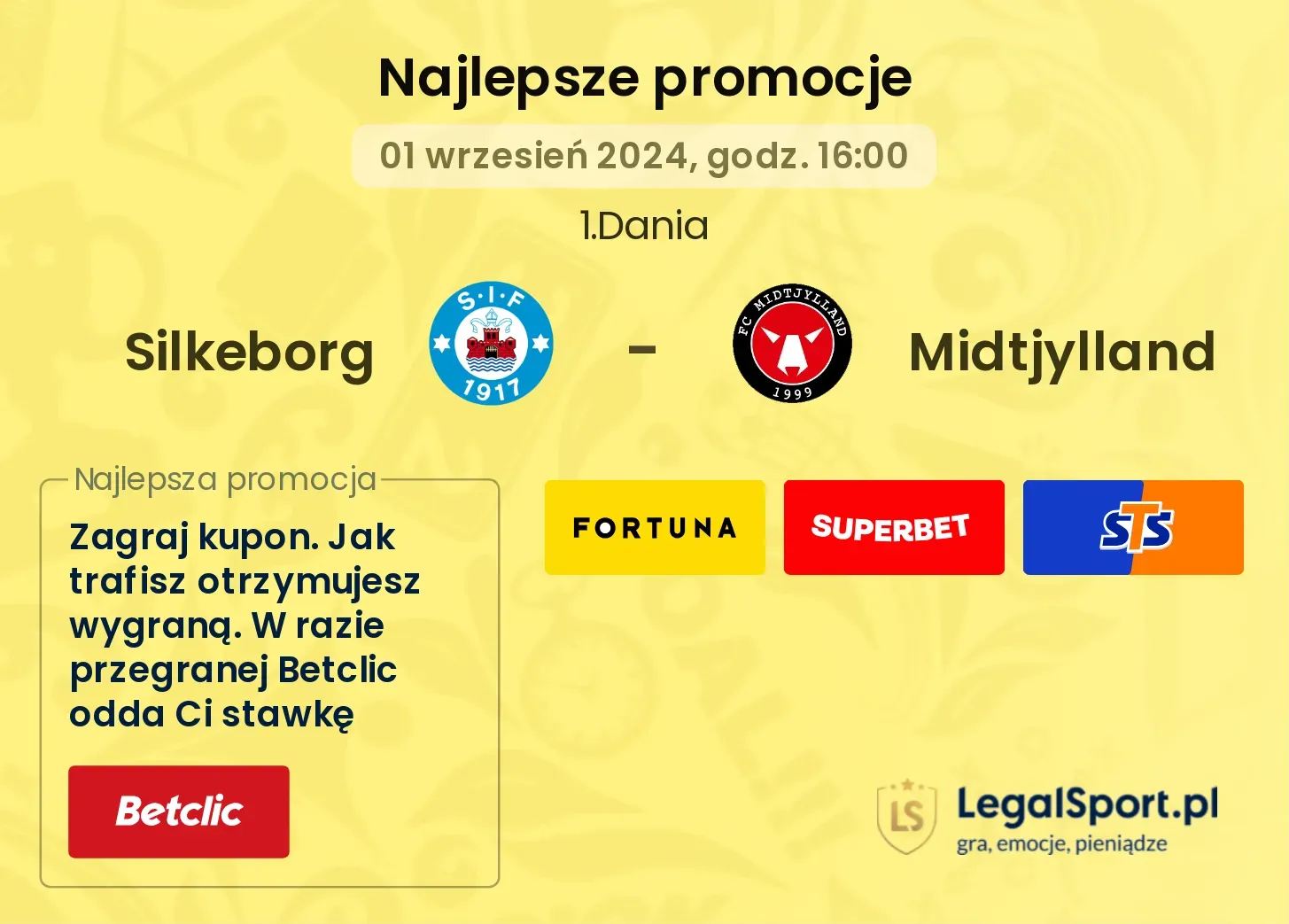 Silkeborg - Midtjylland promocje bonusy na mecz