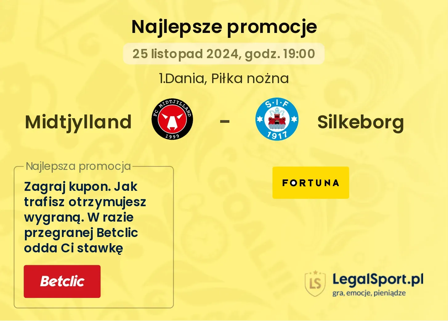 Midtjylland - Silkeborg promocje u bukmacherów