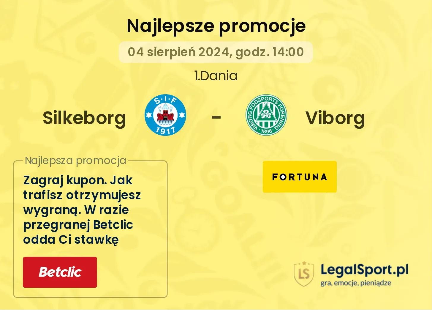 Silkeborg - Viborg promocje bonusy na mecz