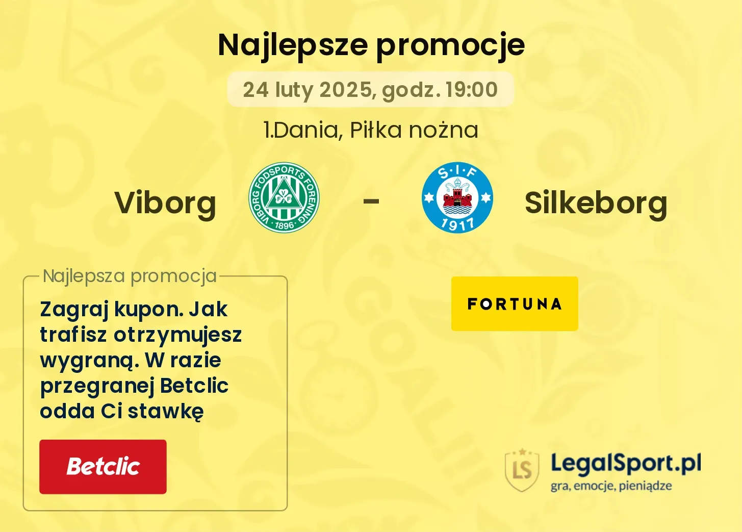 Viborg - Silkeborg promocje u bukmacherów