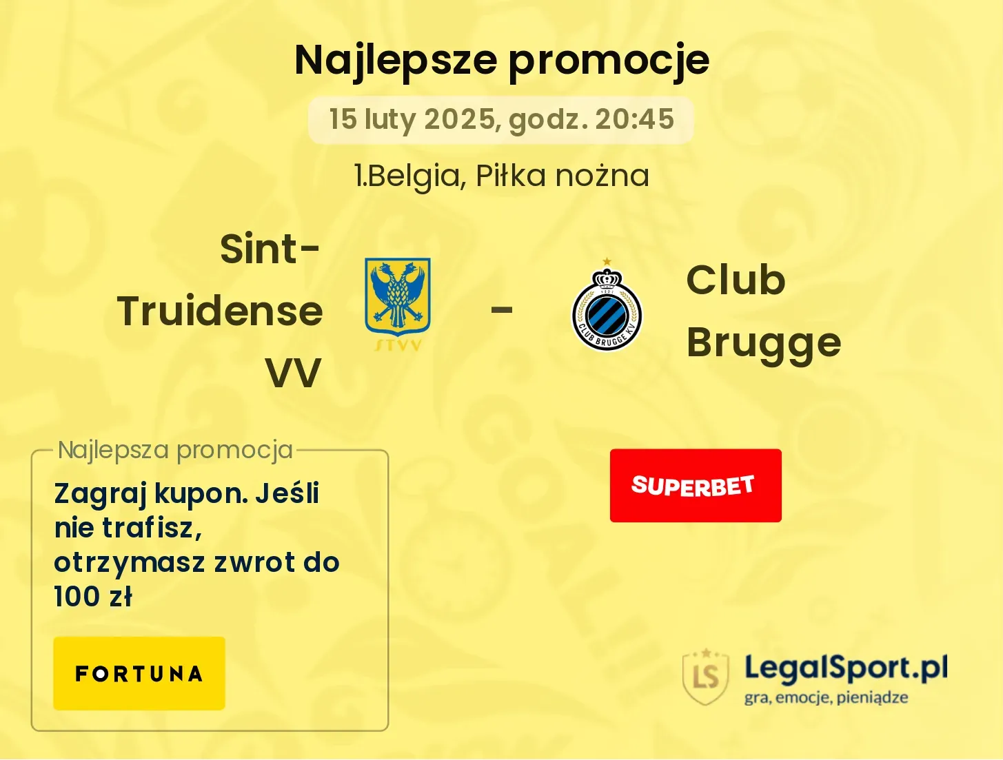 Sint-Truidense VV - Club Brugge promocje bonusy na mecz