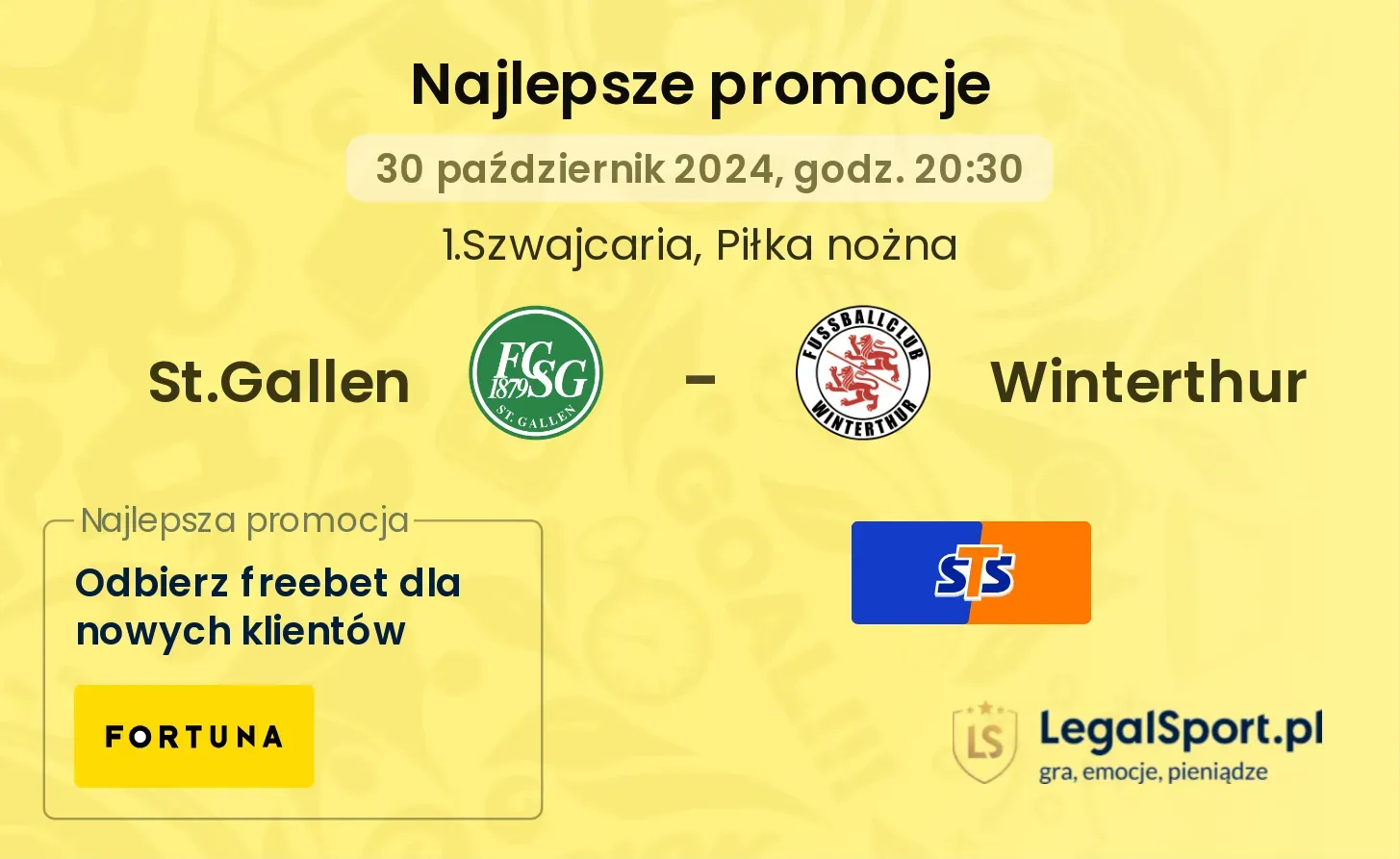 St.Gallen - Winterthur promocje bonusy na mecz