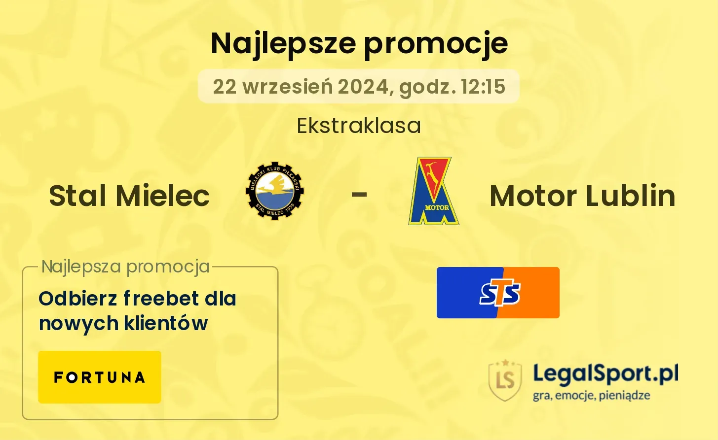 Stal Mielec - Motor Lublin promocje bonusy na mecz