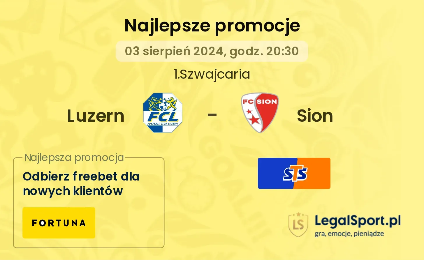 Luzern - Sion promocje bonusy na mecz