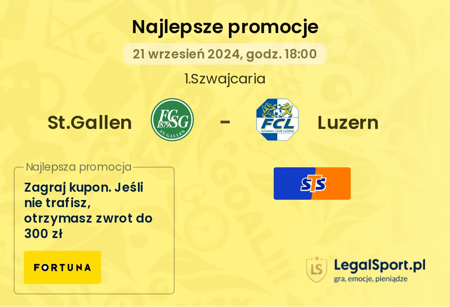 St.Gallen - Luzern promocje bonusy na mecz