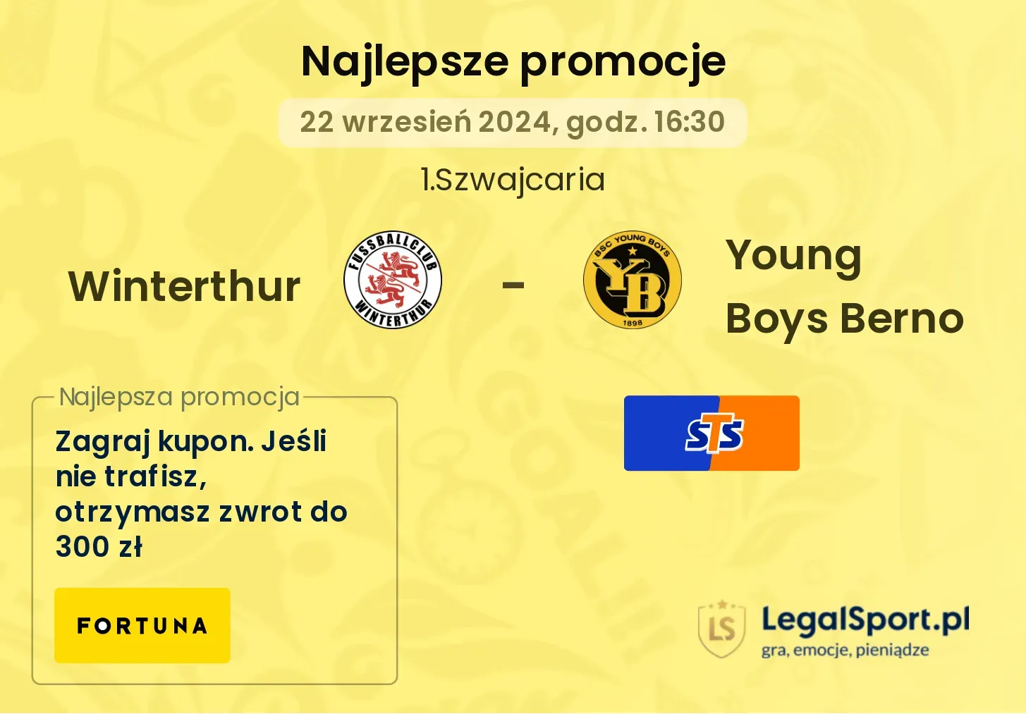 Winterthur - Young Boys Berno promocje bonusy na mecz