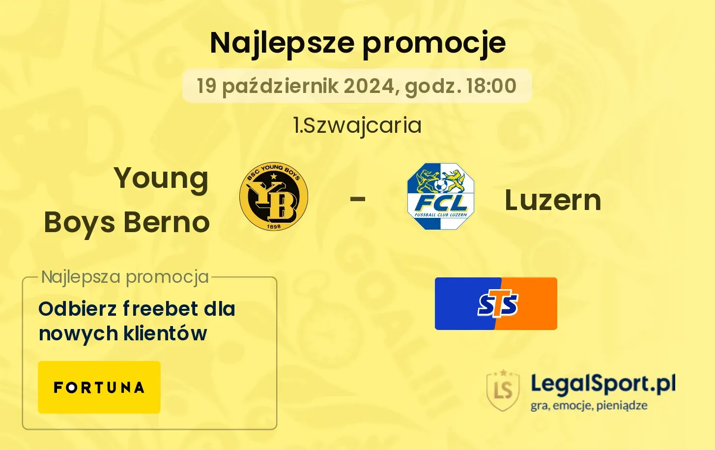 Young Boys Berno - Luzern promocje bonusy na mecz