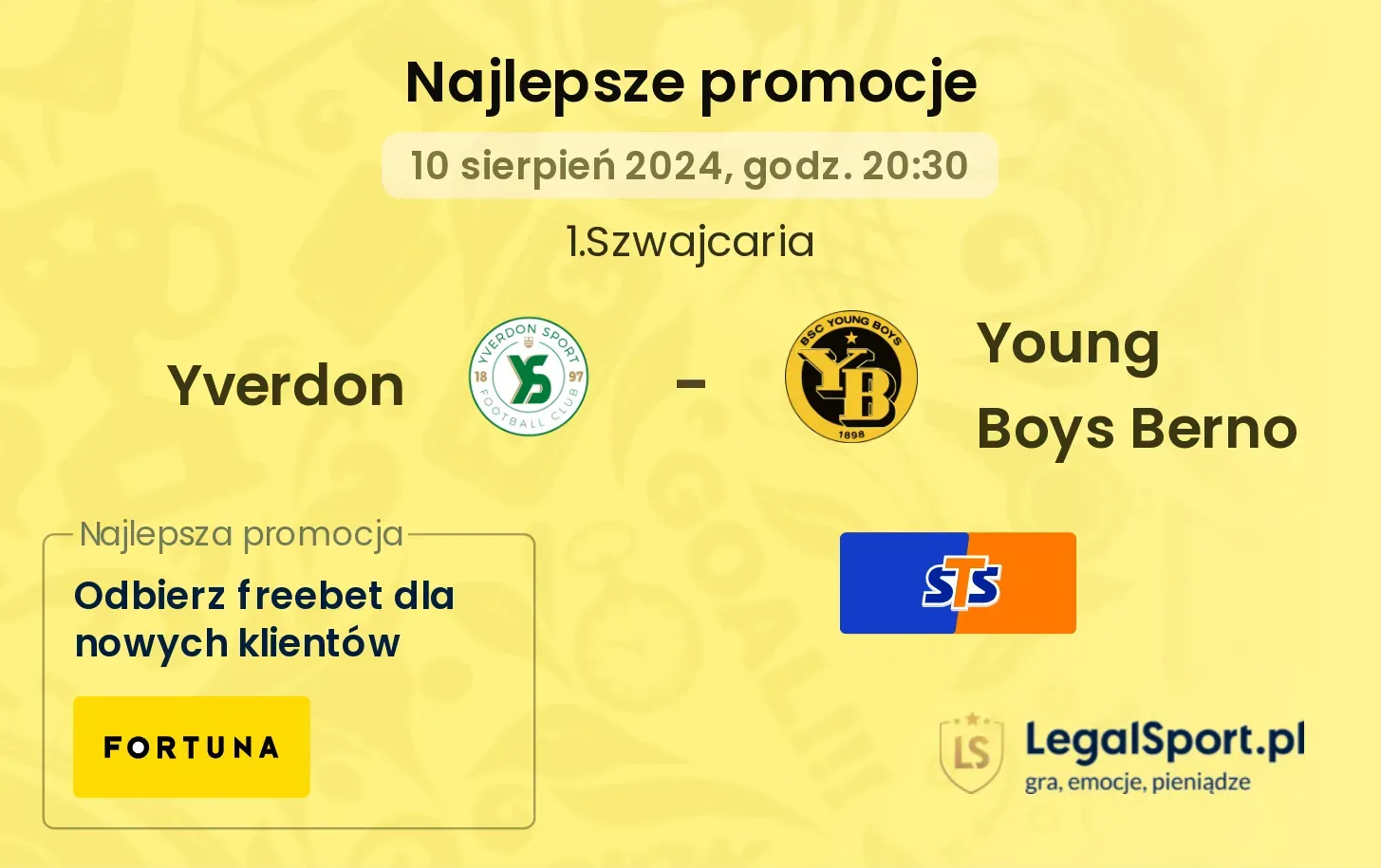 Yverdon - Young Boys Berno promocje bonusy na mecz