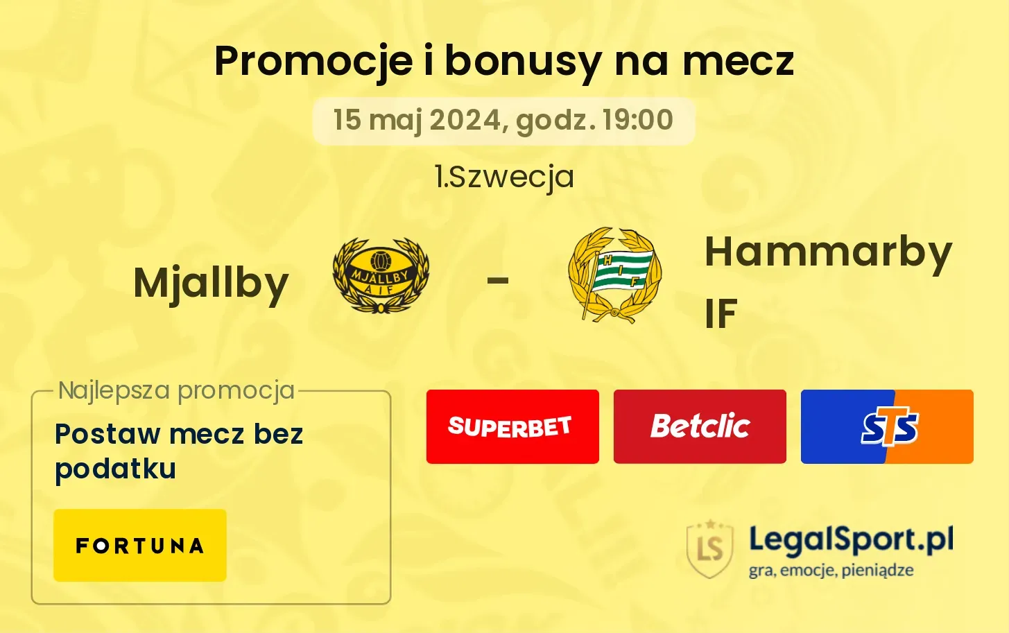 Mjallby - Hammarby IF promocje bonusy na mecz