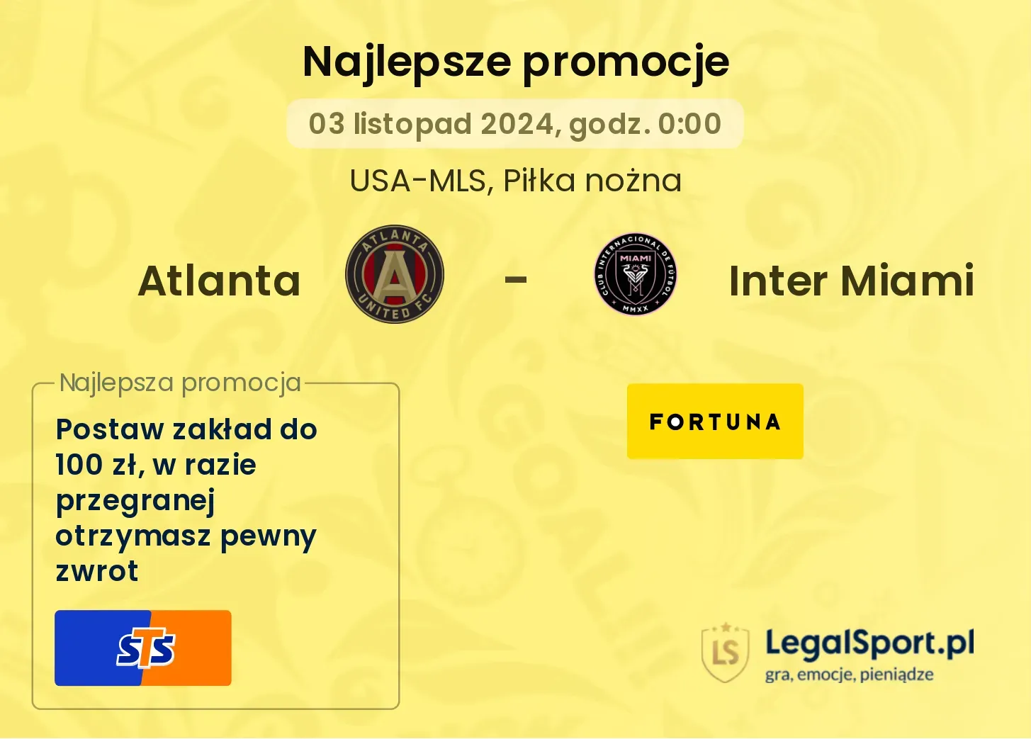 Atlanta - Inter Miami promocje bonusy na mecz