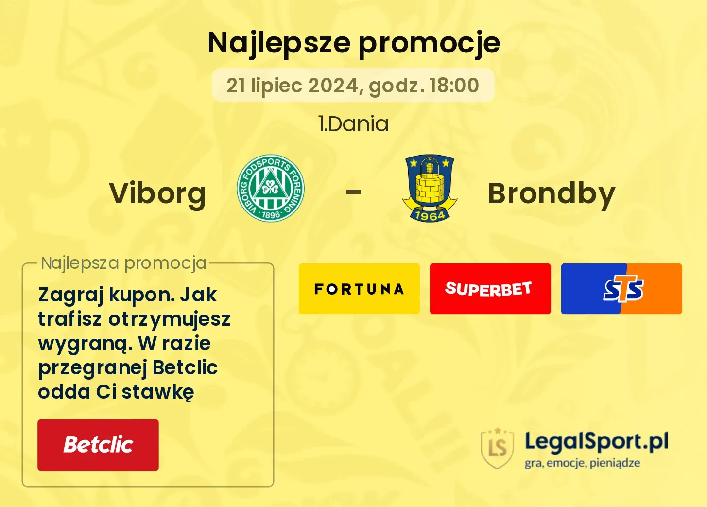 Viborg - Brondby promocje bonusy na mecz