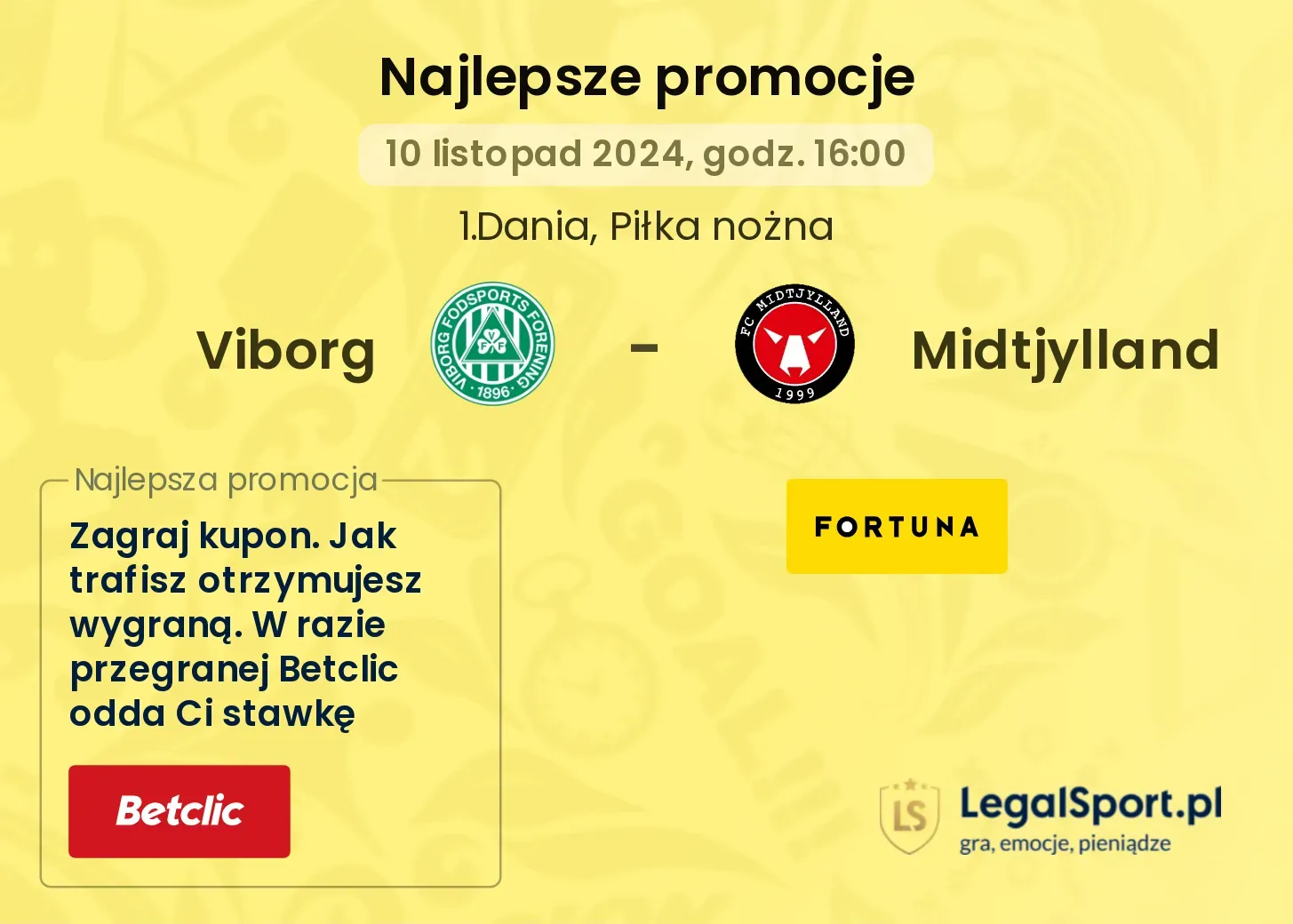 Viborg - Midtjylland promocje bonusy na mecz