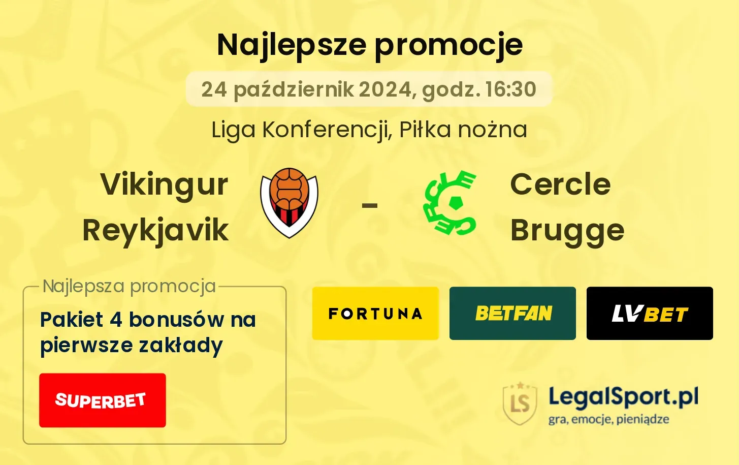 Vikingur Reykjavik - Cercle Brugge promocje bonusy na mecz