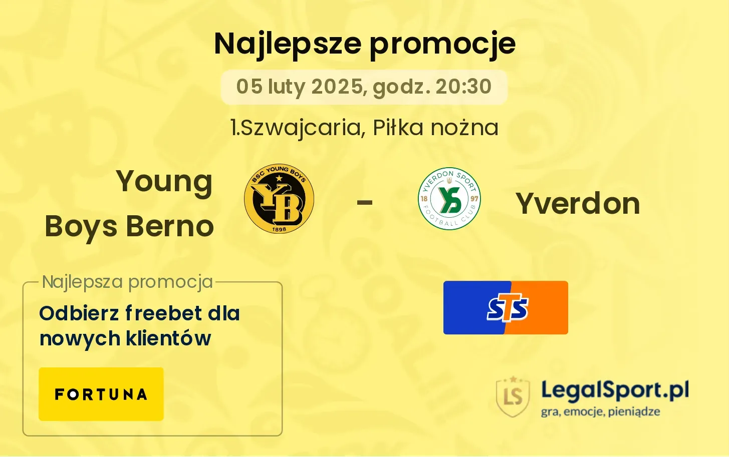 Young Boys Berno - Yverdon promocje u bukmacherów