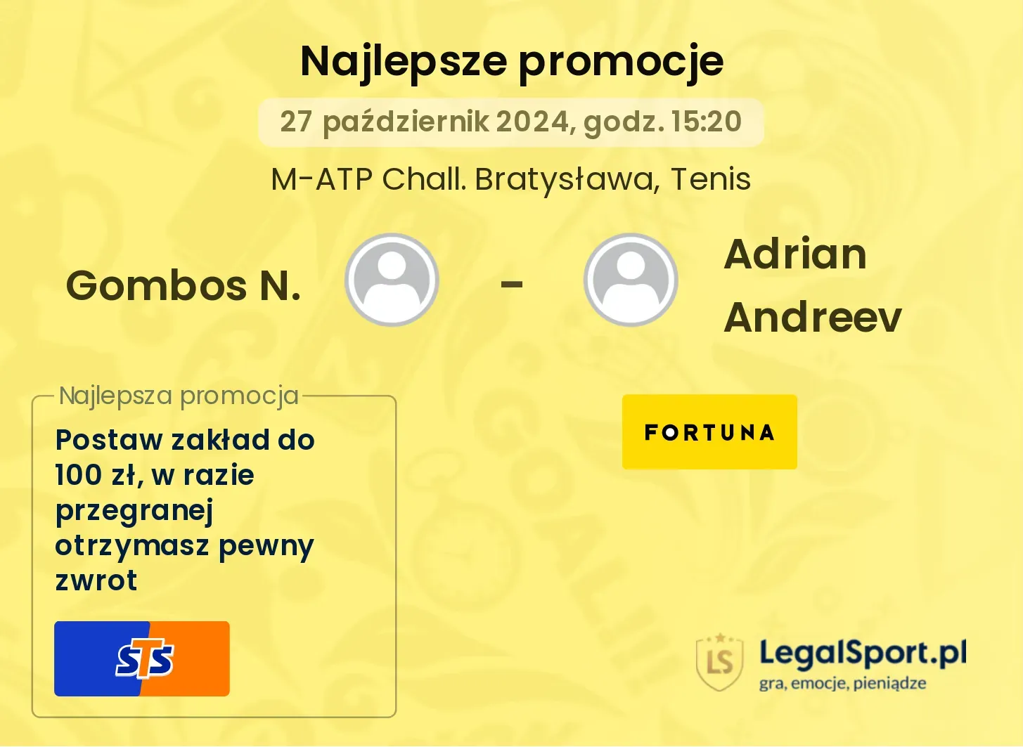 Gombos N. - Adrian Andreev promocje bonusy na mecz