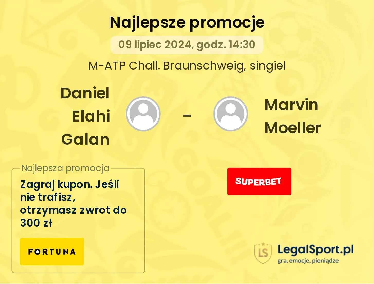 Daniel Elahi Galan - Marvin Moeller promocje bonusy na mecz