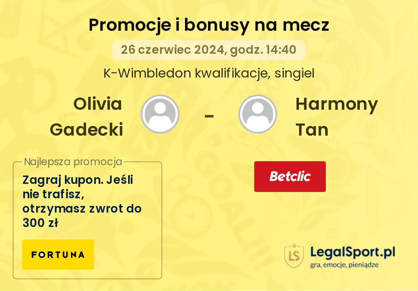 Olivia Gadecki - Harmony Tan promocje bonusy na mecz