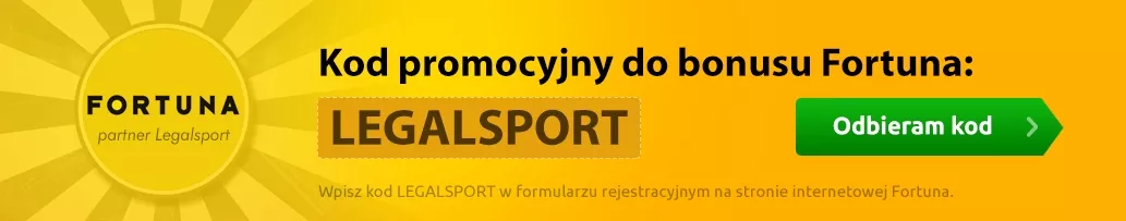Kod promocyjny do bukmachera Fortuna Zakłady Bukmacherskie