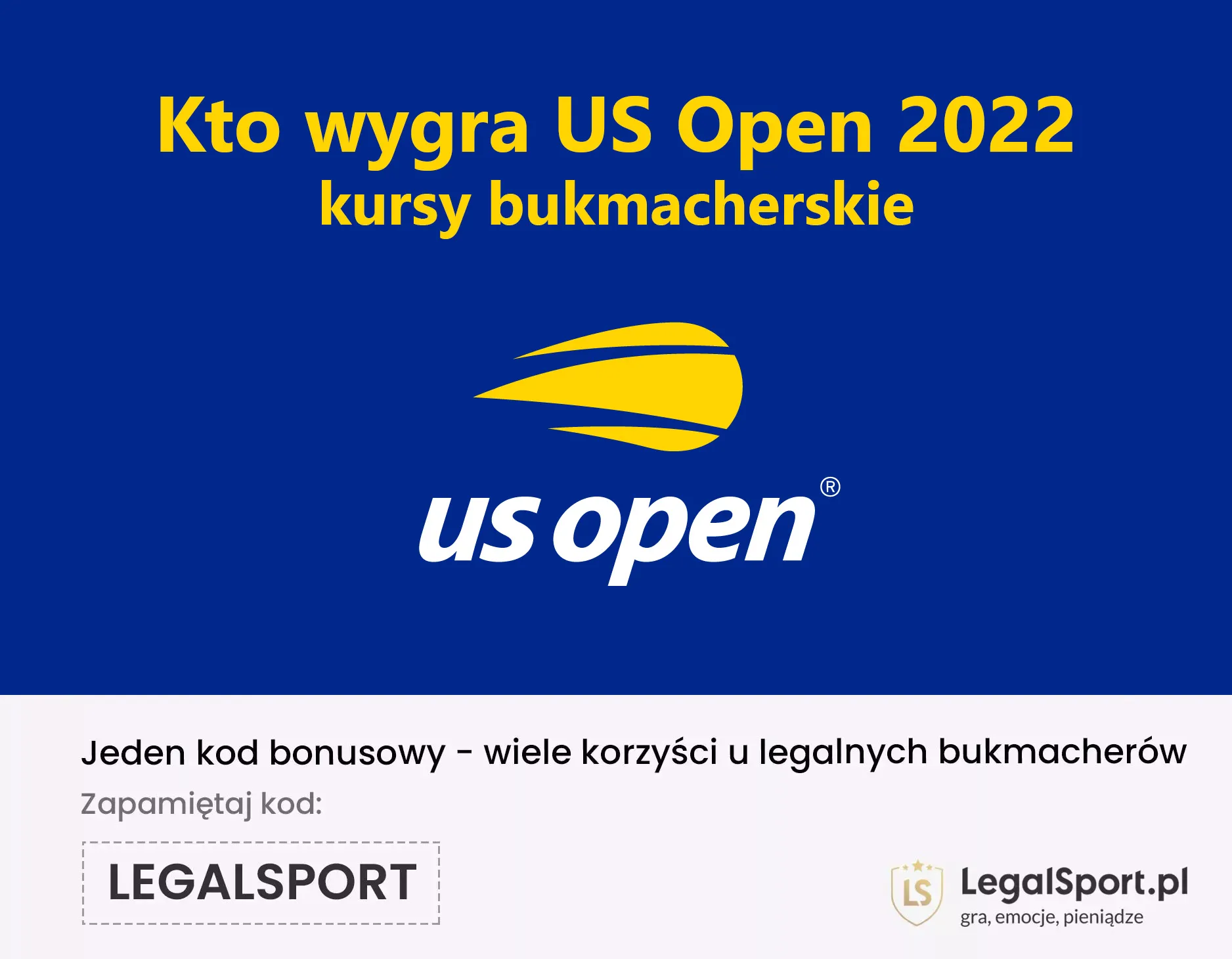 Kto wygra US Open 2022 - kursy bukmacherskie na faworytów