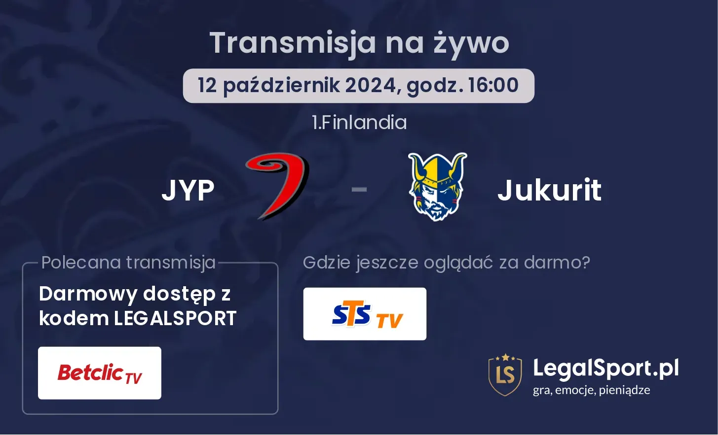 JYP - Jukurit transmisja na żywo