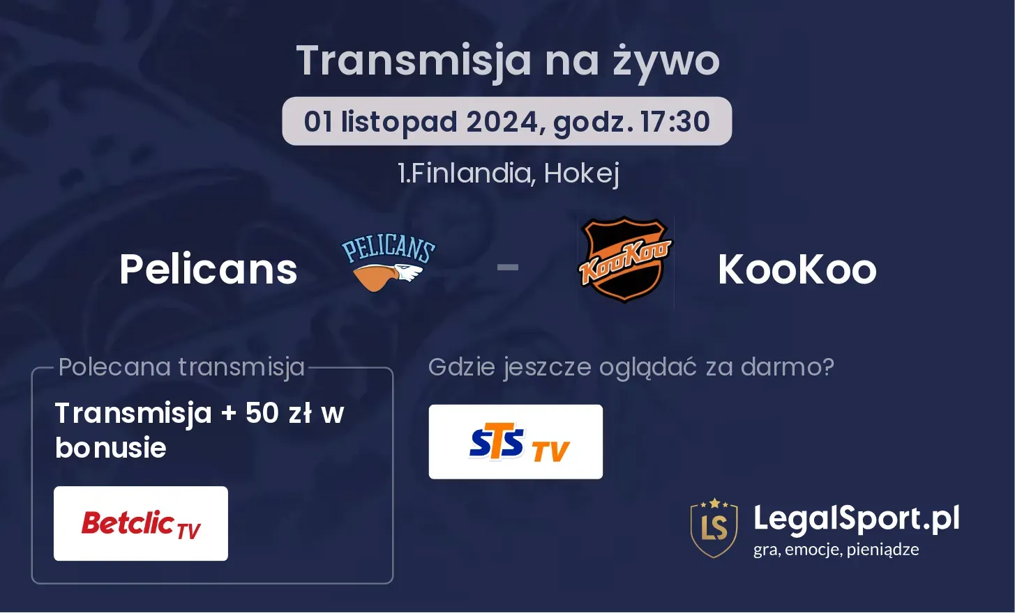 Pelicans - KooKoo transmisja na żywo