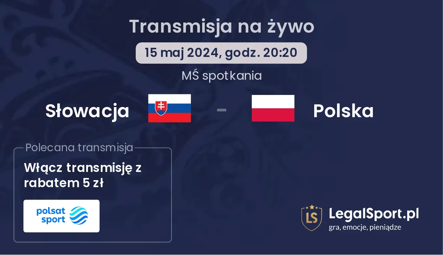 Słowacja - Polska transmisja na żywo