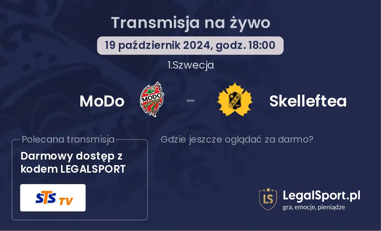 MoDo - Skelleftea transmisja na żywo