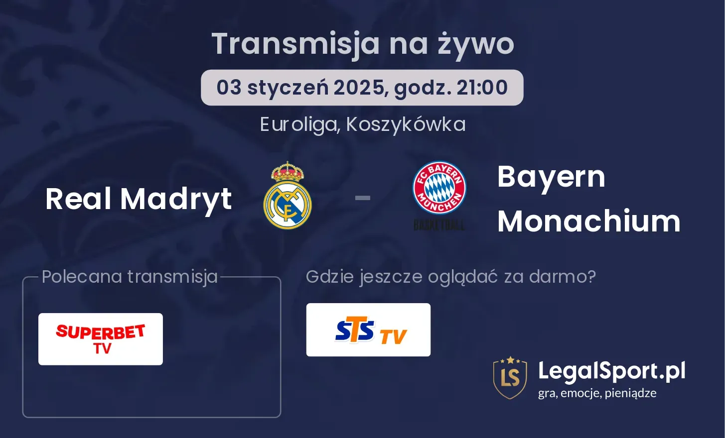 Real Madryt - Bayern Monachium gdzie oglądać?