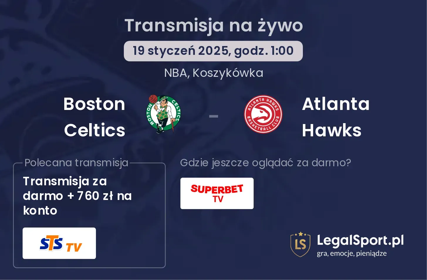 Boston Celtics - Atlanta Hawks gdzie oglądać?