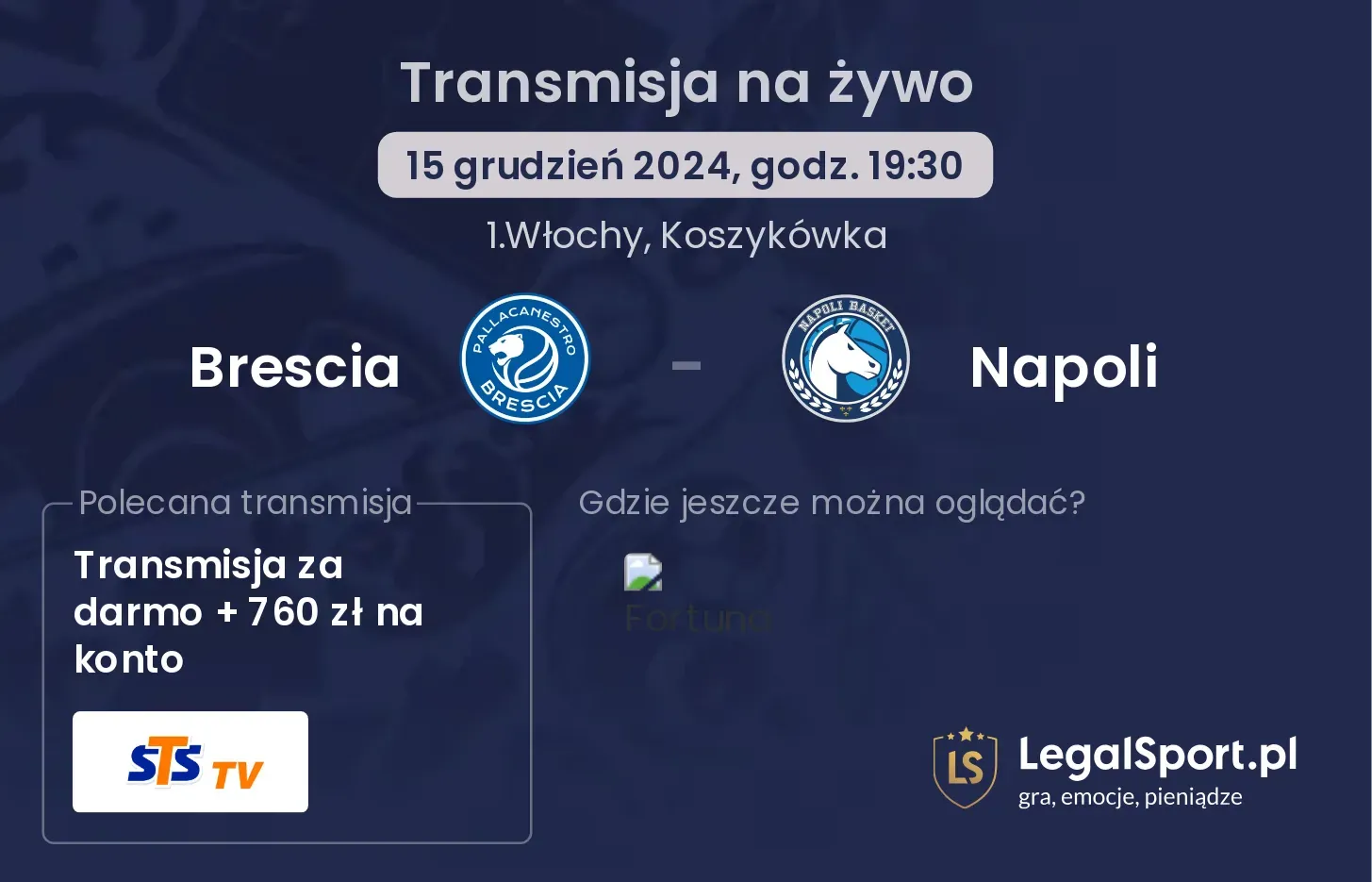 Brescia - Napoli gdzie oglądać transmisję?