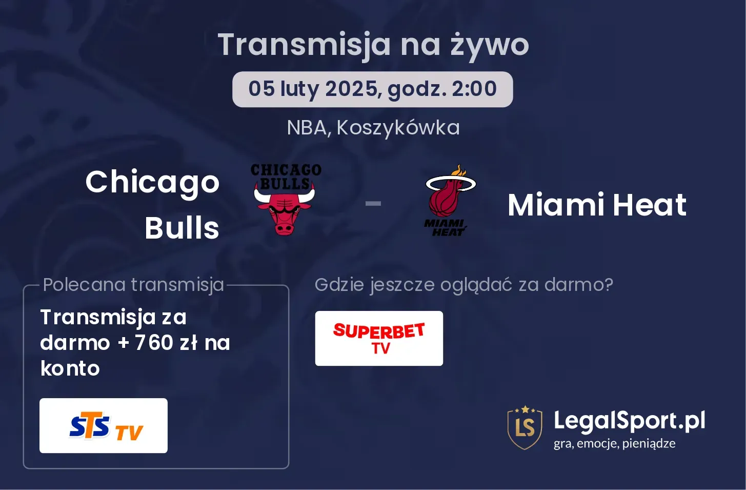 Chicago Bulls - Miami Heat gdzie oglądać?