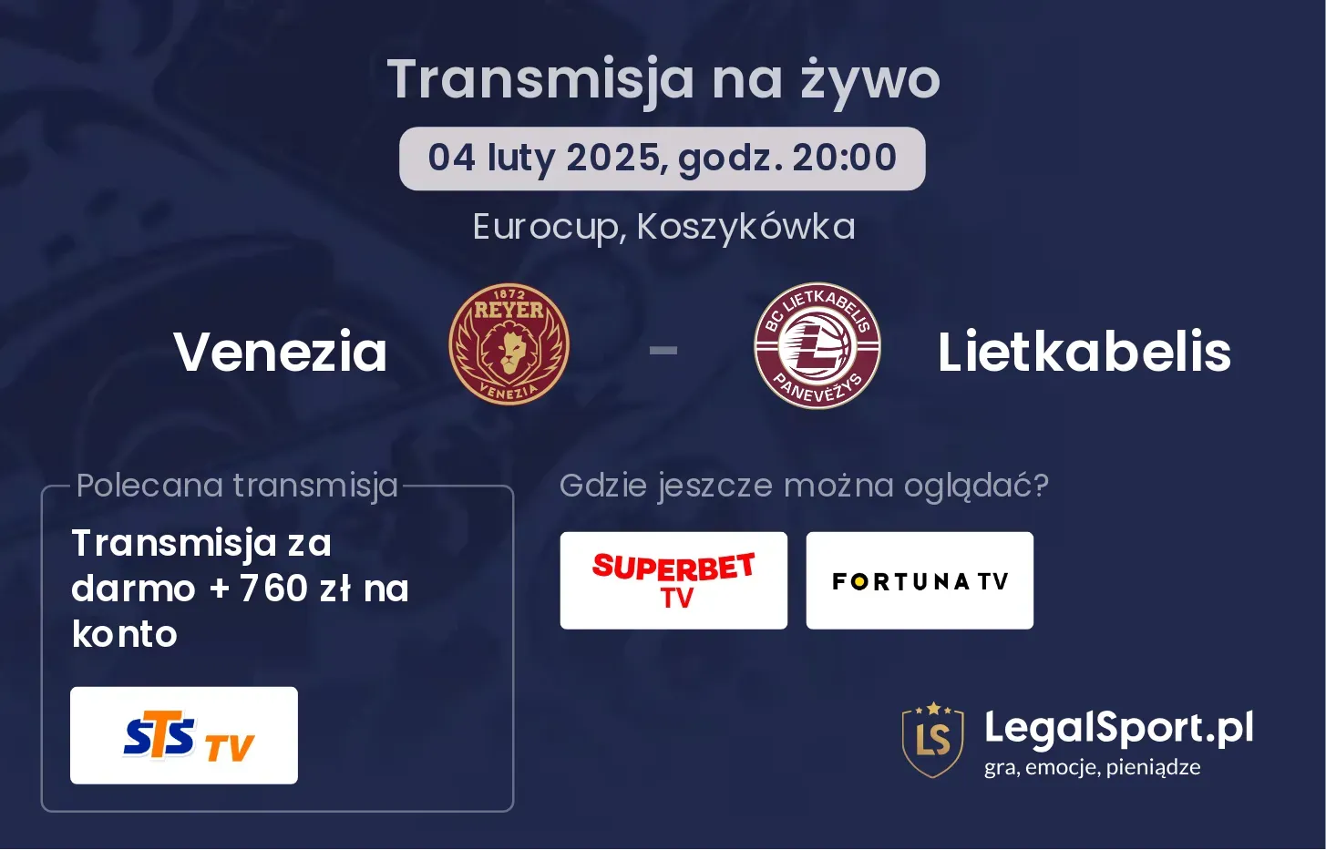 Lietkabelis - Venezia gdzie oglądać?