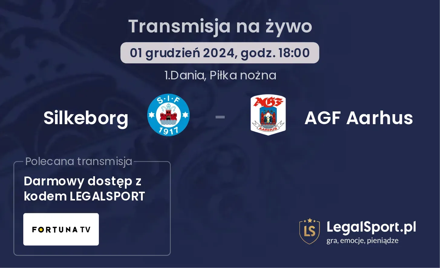 Silkeborg - AGF Aarhus gdzie oglądać?