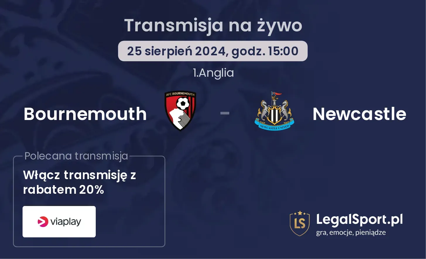 Bournemouth - Newcastle transmisja na żywo