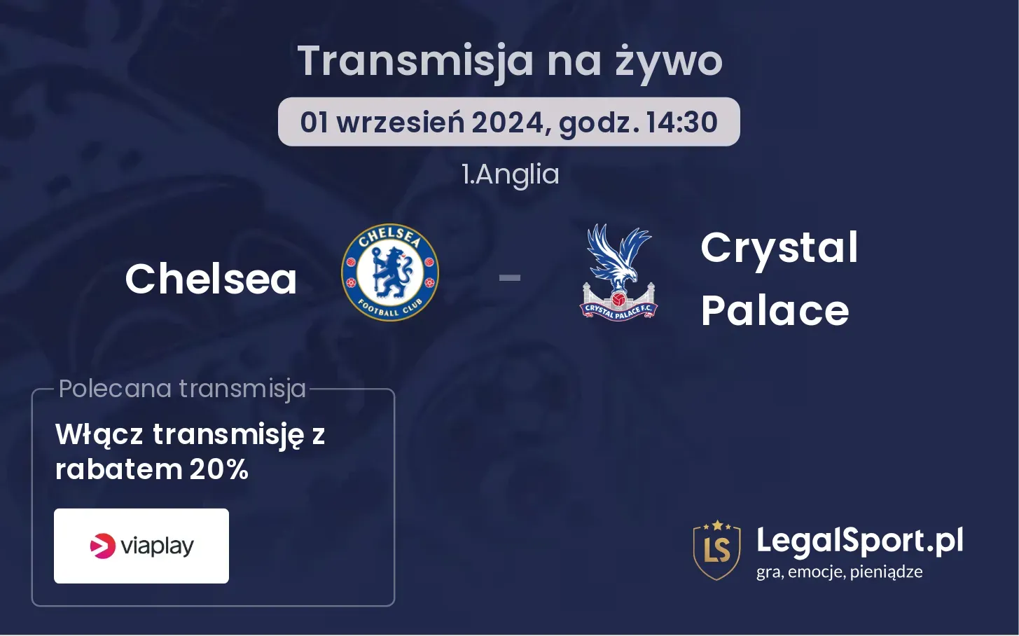 Chelsea - Crystal Palace transmisja na żywo