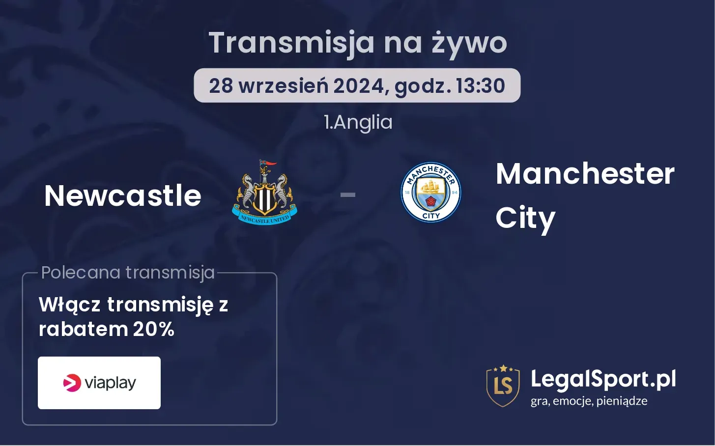 Newcastle - Manchester City transmisja na żywo