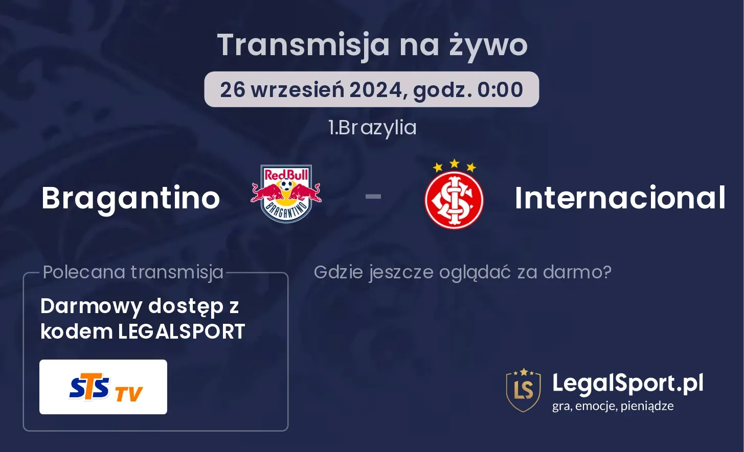 Bragantino - Internacional transmisja na żywo