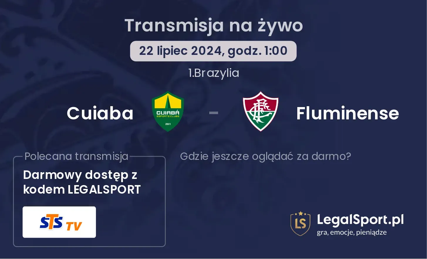 Cuiaba - Fluminense transmisja na żywo