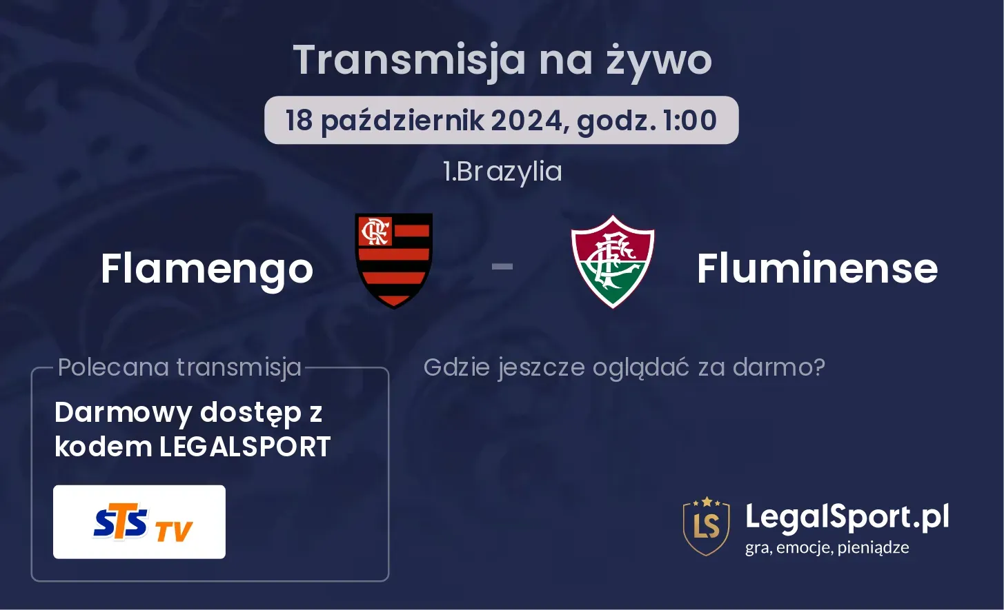 Flamengo - Fluminense transmisja na żywo