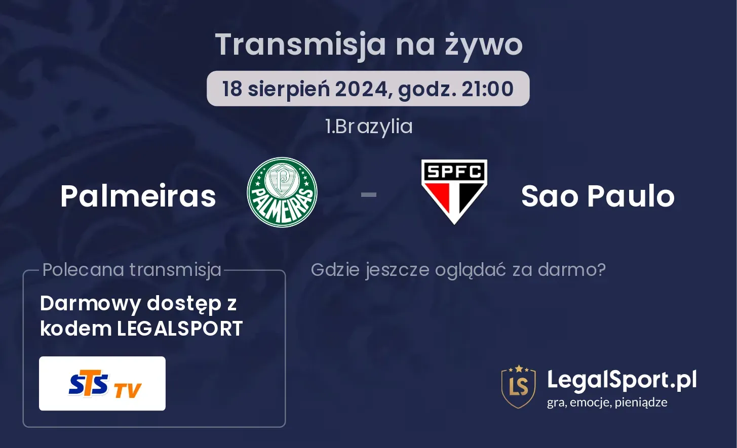 Palmeiras - Sao Paulo transmisja na żywo