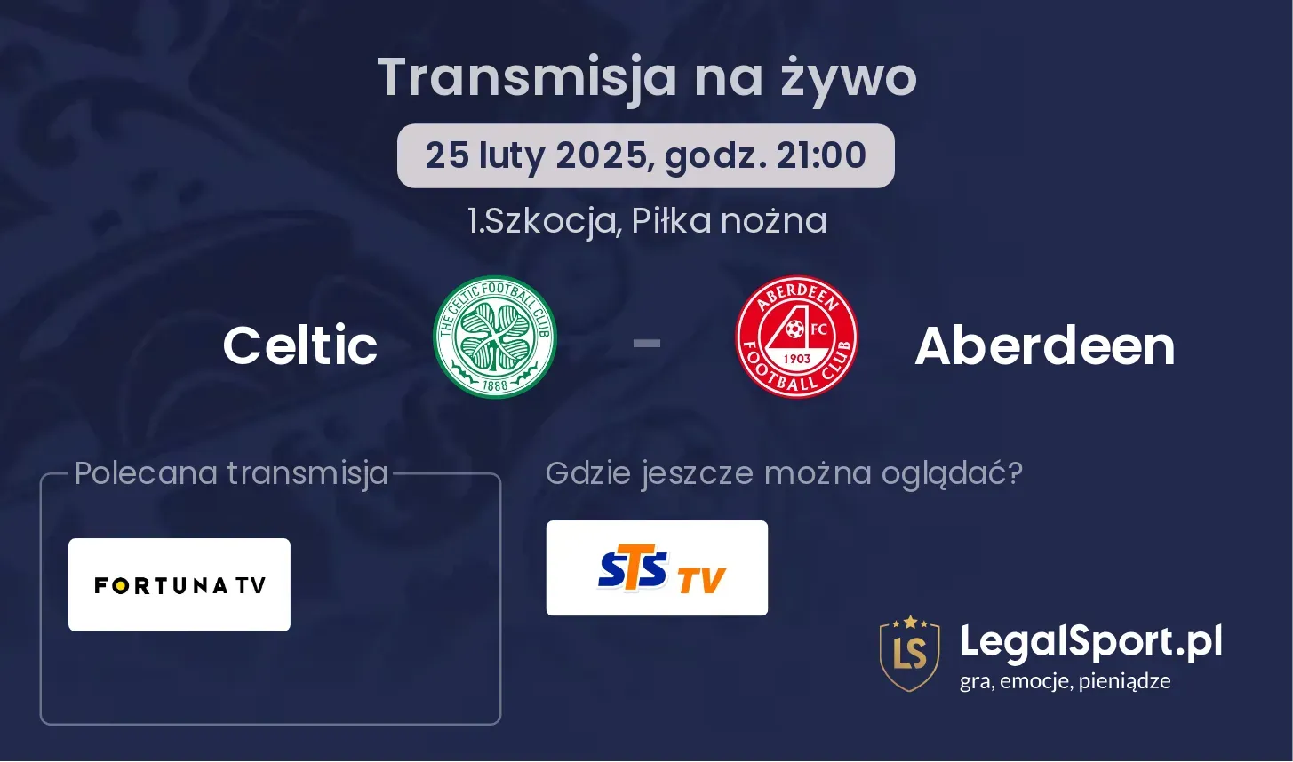 Celtic - Aberdeen gdzie oglądać?