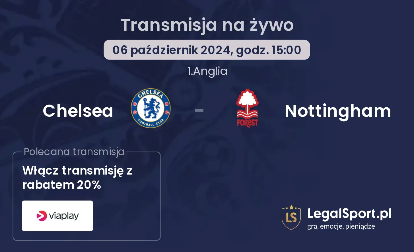 Chelsea - Nottingham transmisja na żywo