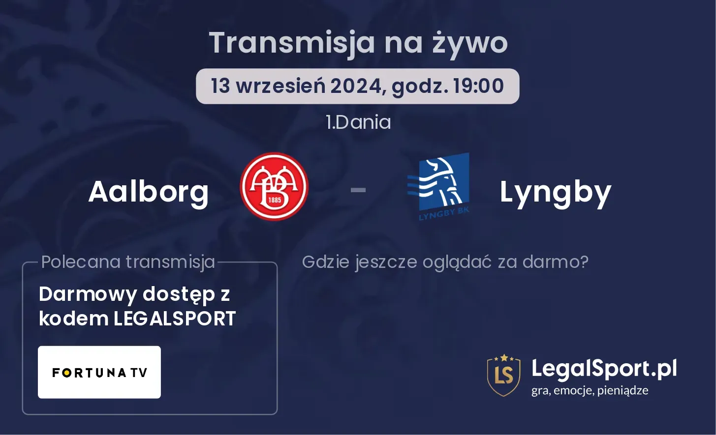 Aalborg - Lyngby transmisja na żywo