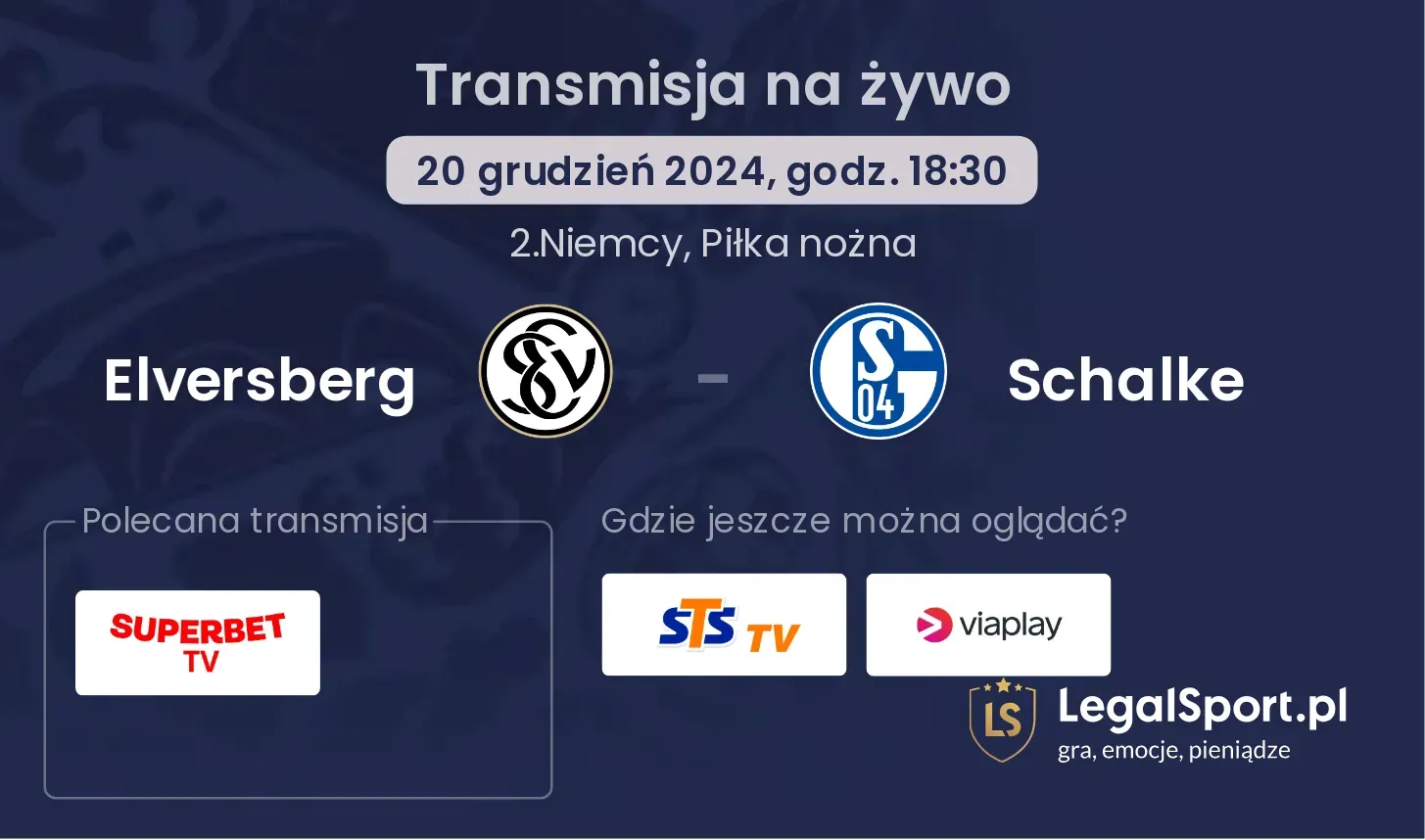 Elversberg - Schalke transmisja na żywo