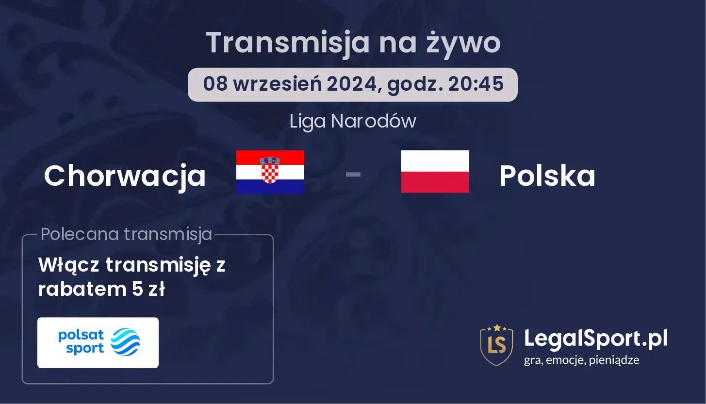 Chorwacja - Polska transmisja na żywo