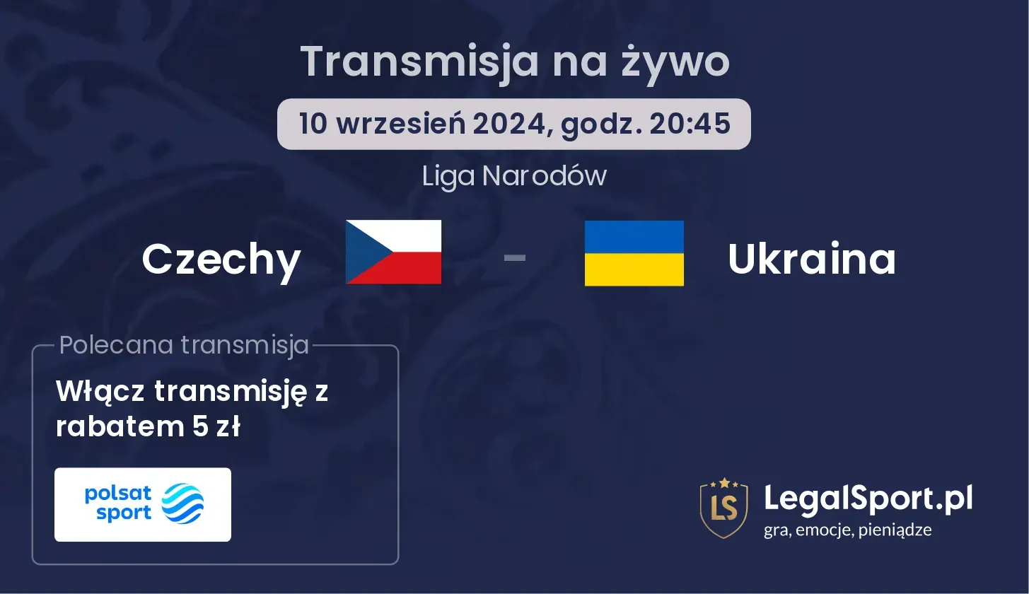 Czechy - Ukraina transmisja na żywo