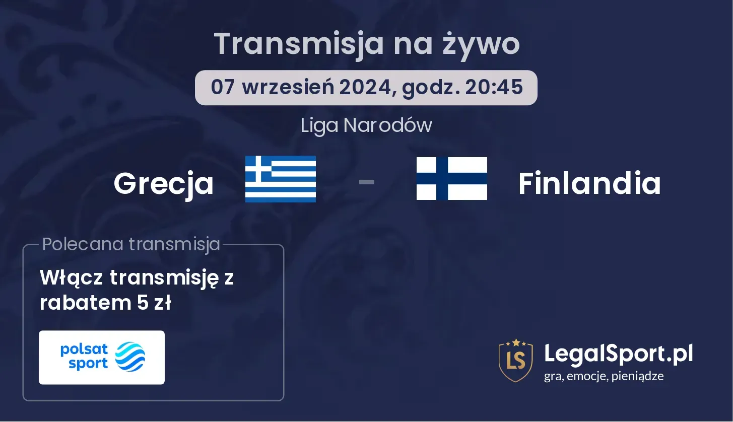 Grecja - Finlandia transmisja na żywo