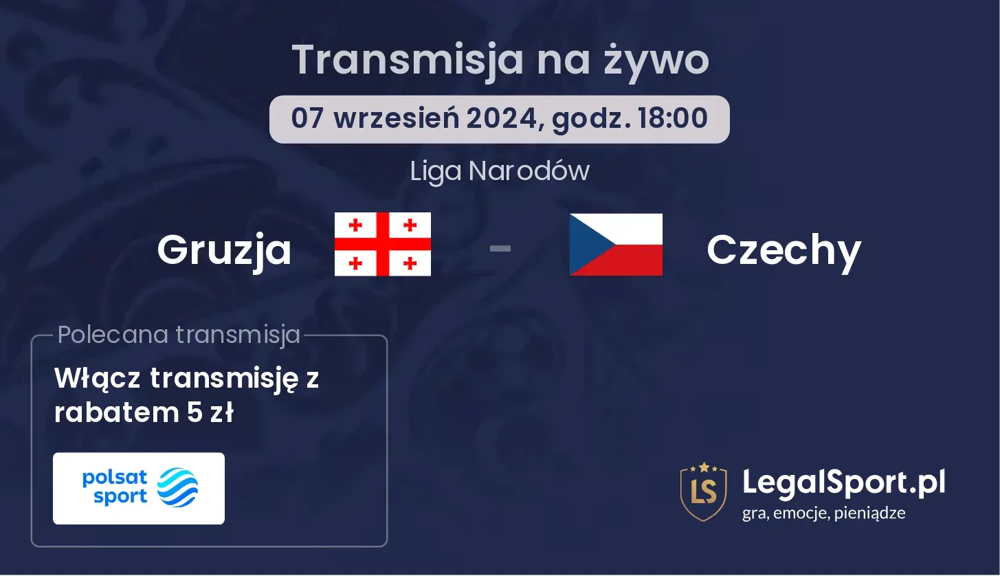 Gruzja - Czechy transmisja na żywo