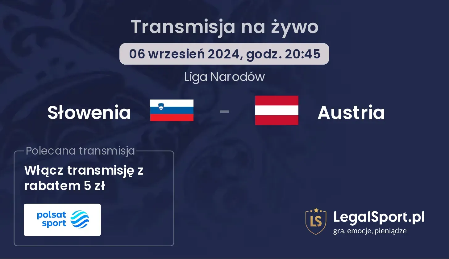 Słowenia - Austria transmisja na żywo