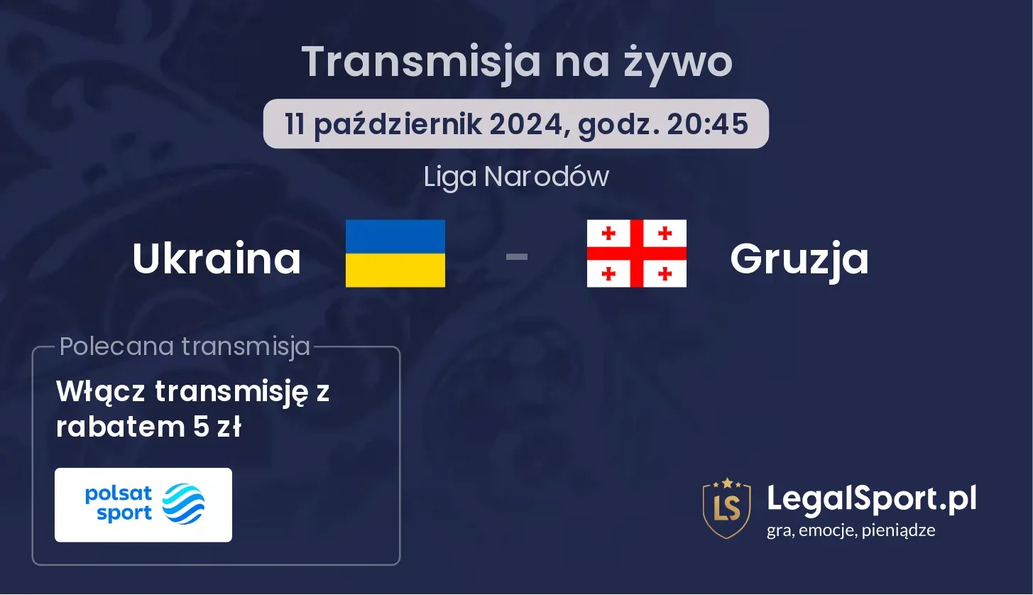 Ukraina - Gruzja transmisja na żywo